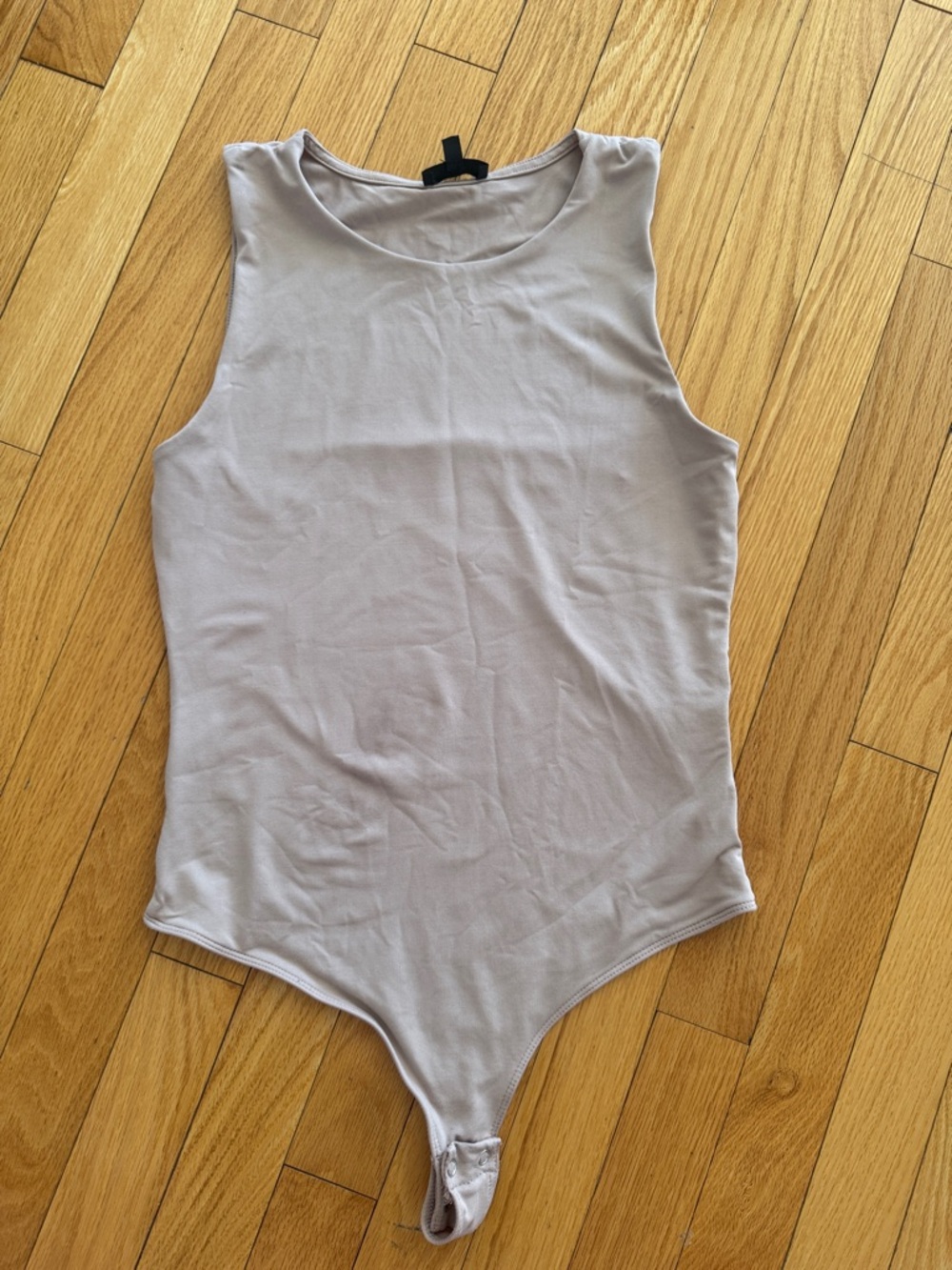 Dynamite Beige Sleeveless Bodysuit - Size Medium